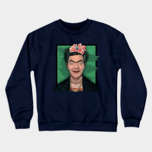 Frida Kahlo - Mr Bean Crewneck Sweatshirt